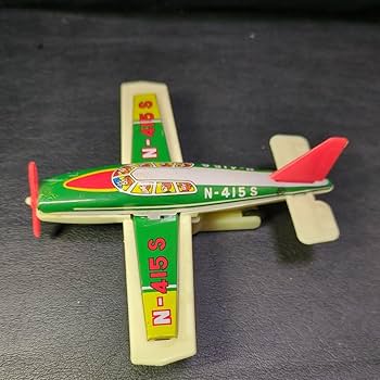 Amazon.co.jp: 537 柏井製作所 ブリキ飛行機ブリキ玩具 レトロ